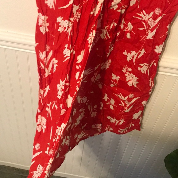 Zara Red Floral Dress - Picture 6 of 8